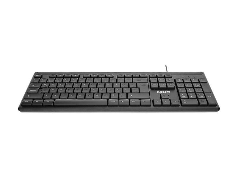 Everest KB-1002 Siyah Usb Kablolu Standart Klavye