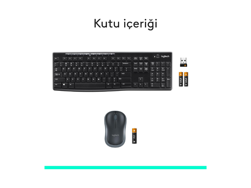 Logitech MK270 Kablosuz Klavye Mouse 920-004525