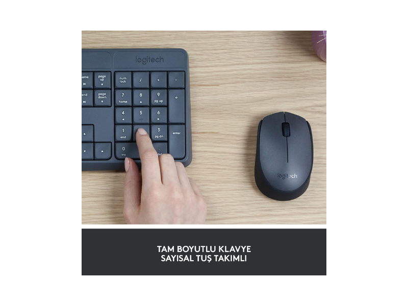 Logitech MK235 Kablosuz Klavye Mouse 920-007925