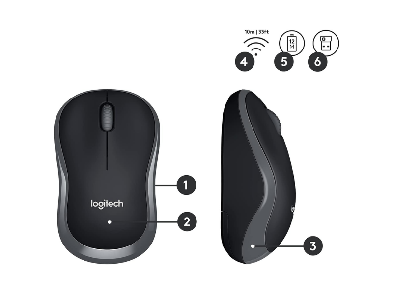 LOGİTECH MK330 KABLOSUZ KLAVYE MOUSE SET 