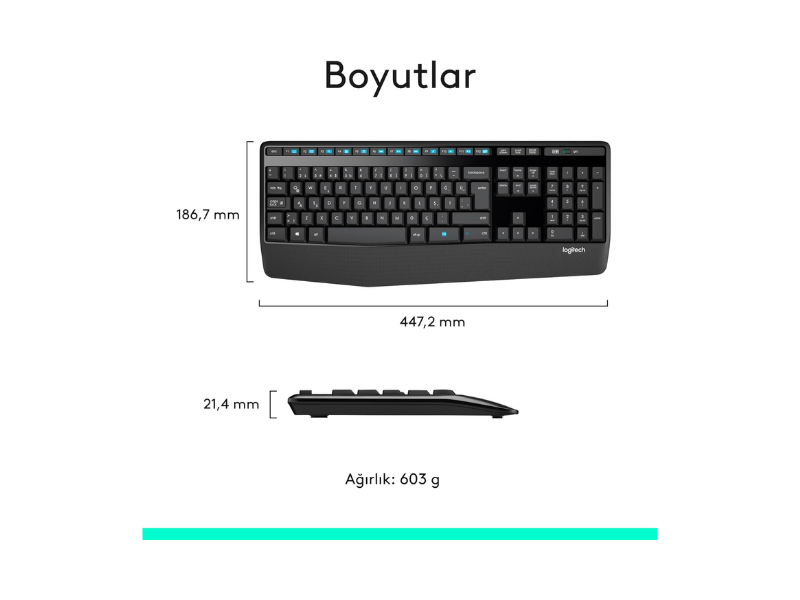 Logitech MK345 Kablosuz Klavye Mouse 920-006514