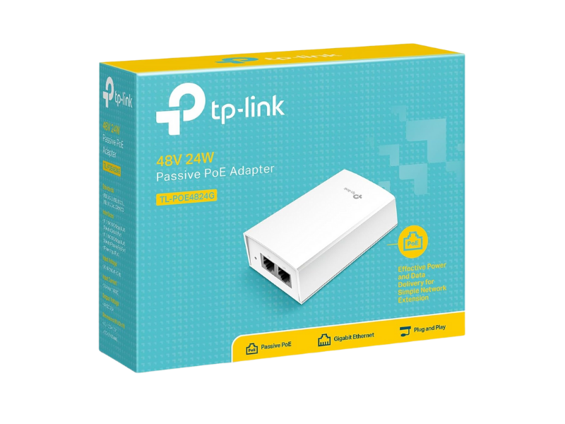 Tp-Link TL-POE4824G 48V 24W Passive PoE Adaptör