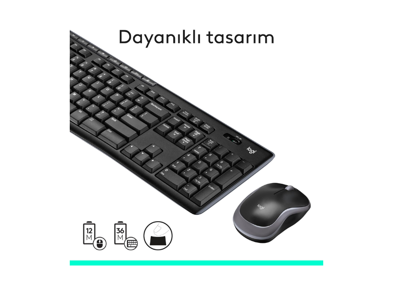 Logitech MK270 Kablosuz Klavye Mouse 920-004525