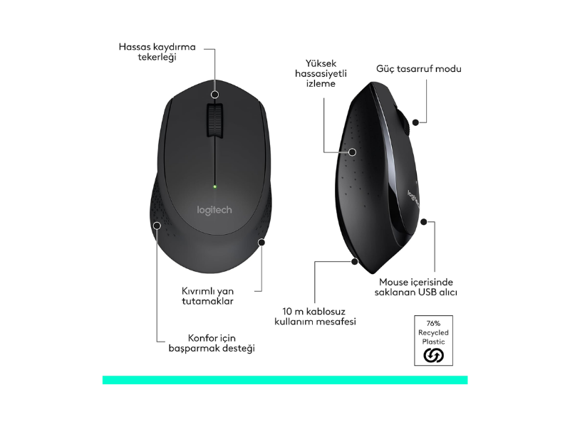Logitech MK345 Kablosuz Klavye Mouse 920-006514