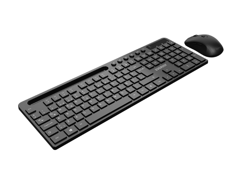 Everest KM-730 Siyah Kablosuz Q Multimedia Klavye 