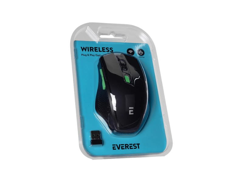 Everest SMW-777 Usb Siyah 2.4Ghz Optik Wireless Mo