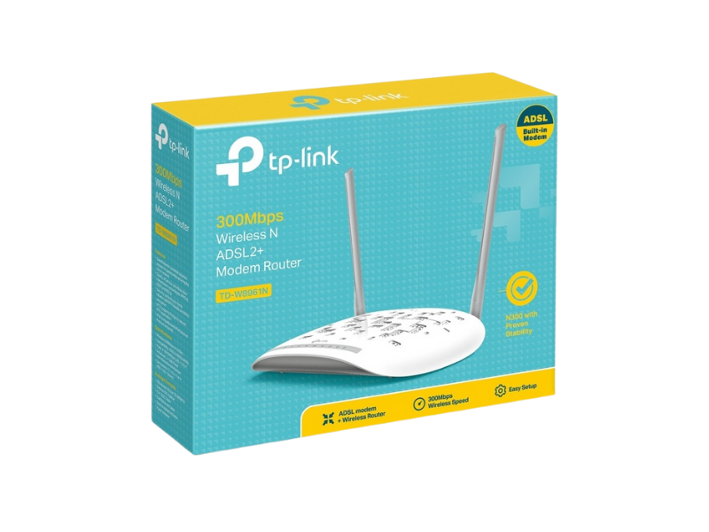 TP-LİNK TD-W8961N 4 PORT 300MBP KABLOSUZ MODEM