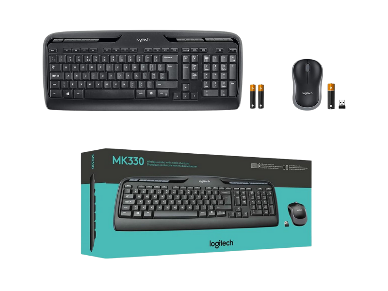 LOGİTECH MK330 KABLOSUZ KLAVYE MOUSE SET 