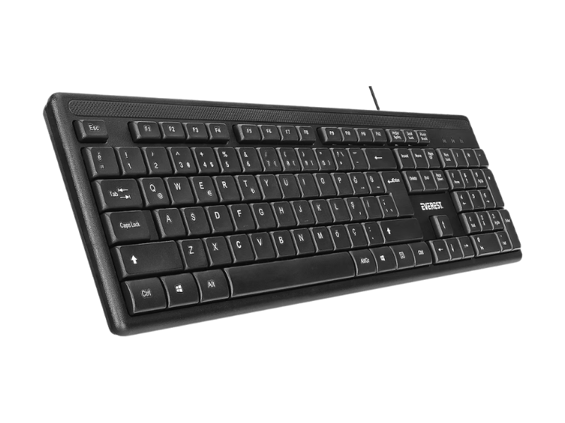 Everest KB-1002 Siyah Usb Kablolu Standart Klavye